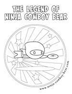 Ninja Colouring Sheet